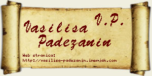 Vasilisa Padežanin vizit kartica